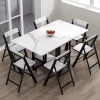Bàn ăn gấp gọn thép tĩnh điện 1,2mm, mặt gỗ 17mm - Lắp đặt sẵn - Giá 2.7 triệu 5