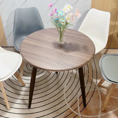 Bàn ăn tròn chân cao 72cm gỗ tự nhiên - Chắc chắn, sang trọng, giá ưu đãi 699k 3 Bàn ăn tròn chân cao 72cm gỗ tự nhiên - Chắc chắn, sang trọng, giá ưu đãi 699k 3