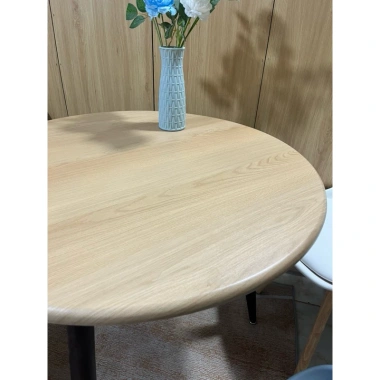 Bàn ăn tròn chân cao 72cm gỗ tự nhiên - Chắc chắn, sang trọng, giá ưu đãi 699k