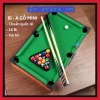 Bàn bi mini bida gỗ + bi da nỉ tiêu chuẩn - Đồ chơi quà tặng bé, giảm còn 255k