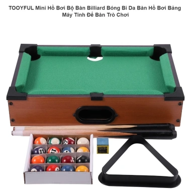 Bàn bi mini bida gỗ + bi da nỉ tiêu chuẩn - Đồ chơi quà tặng bé, giảm còn 255k 9