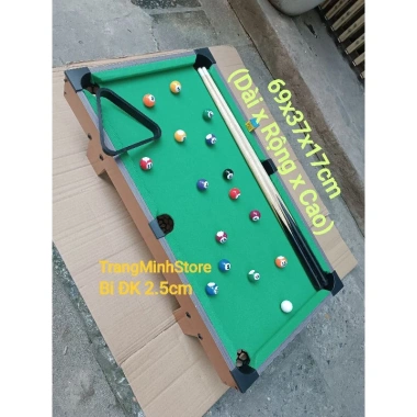 Bàn Bi Mini Gỗ Size Lớn Nhất 69x37 và 92x52cm Video Quay Thật Giá Giảm 485k 10
