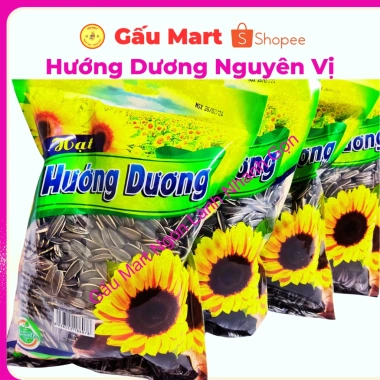 Bán buôn 5 gói hạt hướng dương 500gr – Nguyên vị, vị dừa, hạt bí, đỗ tương | Gấu Mart 52.800đ