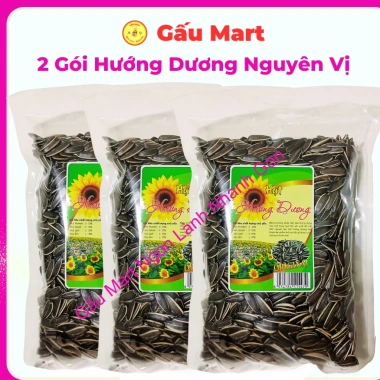 Bán buôn 5 gói hạt hướng dương 500gr – Nguyên vị, vị dừa, hạt bí, đỗ tương | Gấu Mart 52.800đ
