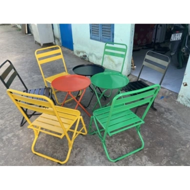 Bàn cà phê gấp gọn combo 5 chiếc - Tiết kiệm không gian, giá chỉ 470.000₫