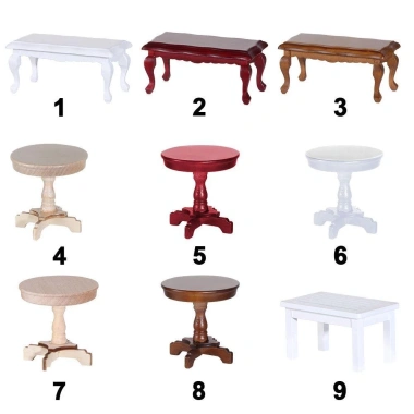 Bàn cà phê gỗ NAMSHEVA Mini, thiết kế nhà búp bê, giảm 21% chỉ 67.870 VND 3