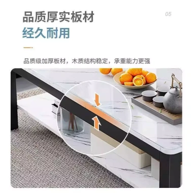 Bàn cà phê khách văn phòng hiện đại, kính cường lực, dạng chữ L - Giá ưu đãi 993.593 VND