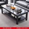 Bàn cà phê khách văn phòng hiện đại, kính cường lực, dạng chữ L - Giá ưu đãi 993.593 VND 6