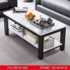Bàn cà phê khách văn phòng hiện đại, kính cường lực, dạng chữ L - Giá ưu đãi 993.593 VND 8