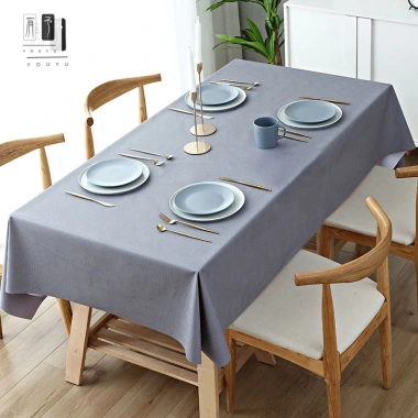 Bàn Cà Phê PVC Chống Thấm Nước & Dầu Hình Chữ Nhật - Manteles 174.758₫