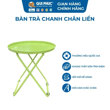 Bàn cà phê QUI PHÚC gấp gọn thép sơn tĩnh điện, bền màu, giá ưu đãi 110,700 VND 4
