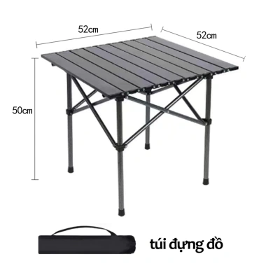 Bàn cắm trại gấp gọn 4-6 người, dễ lắp đặt, kèm túi đựng miễn phí - Giá chỉ 183k 10