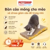 Bàn cào móng cho mèo size siêu to 43x21x4 cm lượn sóng, tặng túi bạc hà - Giá ưu đãi 44.900 VND