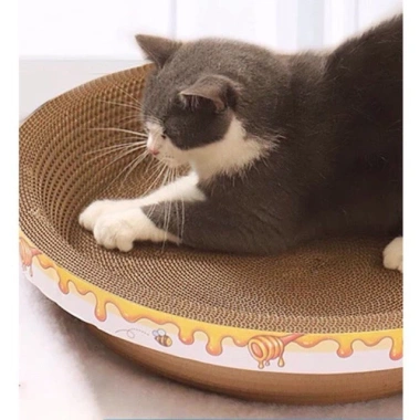 Bàn cào móng mèo trụ tròn Lna kèm Catnip - Giao nhanh 2h, giảm còn 53.900 8