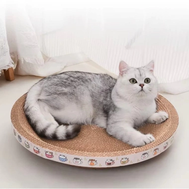 Bàn cào móng tròn cho mèo bằng catton bền đẹp - Giá chỉ 53.900 VND, giảm từ 66.297 VND 10