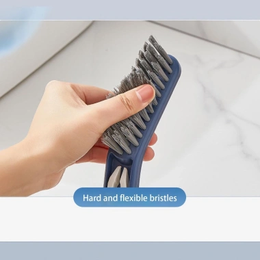 Bàn chải 2in1 đa năng nhà tắm – chà góc tường, chổi cọ dài, kèm kẹp gắp rác – 19.900₫