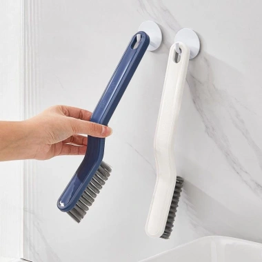 Bàn chải 2in1 đa năng nhà tắm – chà góc tường, chổi cọ dài, kèm kẹp gắp rác – 19.900₫