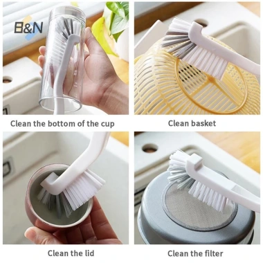 Bàn chải B&N Clean tay cầm dài, làm sạch bình sữa và bình thủy tinh - Giá ưu đãi 33.264 VND
