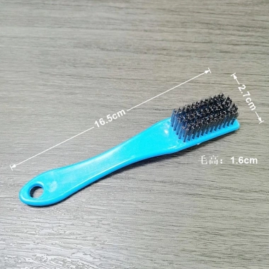 Bàn chải chà cọ lốc máy vệ sinh bề mặt kim loại, sợi xoắn inox 201 không rỉ, tay cầm ABS – Giá chỉ 10.000đ