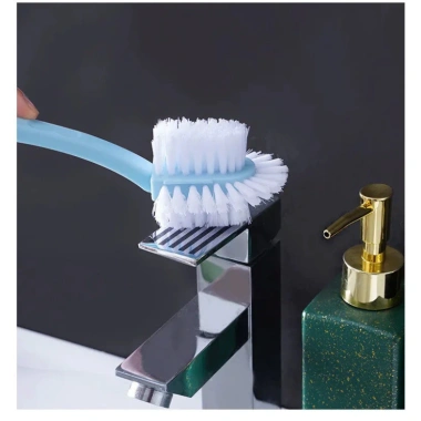 Bàn chải chà giày 2 mặt cán dài đa năng, cọ giày cầm tay, dùng để đánh sàn - FREESHIP 14.850 VND 2