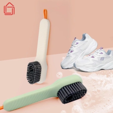 Bàn chải chà giày có ngăn xà phòng, treo tường tiện lợi, siêu sạch - chỉ 28.000₫