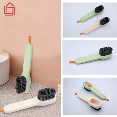 Bàn chải chà giày có ngăn xà phòng, treo tường tiện lợi, siêu sạch - chỉ 28.000₫