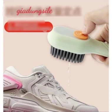 Bàn chải chà giày đa năng có ngăn chứa xà phòng – Giặt giày, quần áo, 14.900đ