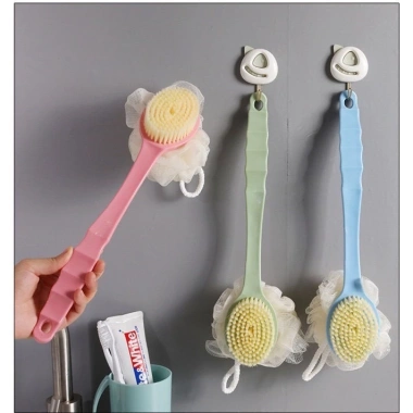 Bàn chải chà lưng 2 đầu tiện lợi Giá chỉ 20.000đ giảm sâu chăm sóc răng miệng 4