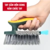Bàn chải chà sàn cầm tay 4 trong 1 và cây gạt V - Vệ sinh nhà tắm, góc hẹp, cửa cổ, giá 16.000đ 7