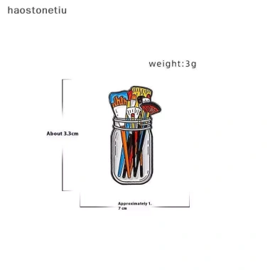 Bàn chải chân nghệ sĩ trong lọ trong suốt, men pin UV - Tiện lợi cho trang điểm, giảm còn 42.350₫