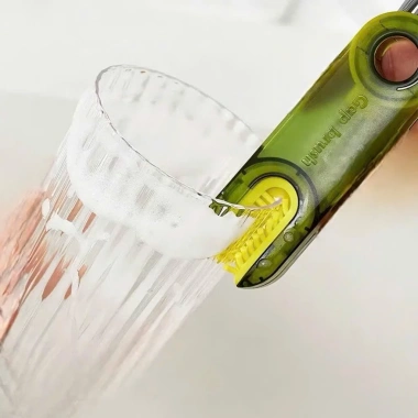 Bàn chải cọ cốc đa năng cho chén bình nước tiện lợi, sạch sẽ, chỉ 23.000₫