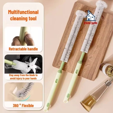 Bàn chải cốc đa năng dài tay mở rộng, làm sạch chai máy xay sinh tố - 32.400₫ 2