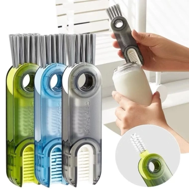 Bàn chải cốc U 3 trong 1 - cọ cốc chén và bình nước, giá 24.000đ