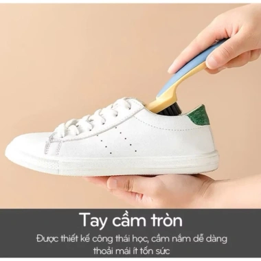 Bàn chải đánh giày đa năng, cọ giày tay cầm nhỏ gọn, giá 14.999 VND