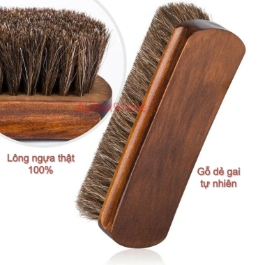 Bàn Chải Đánh Giày Lông Ngựa Mềm, Làm Sạch Da Hiệu Quả, Giá 69.000 đồng (Giá gốc 87.630)