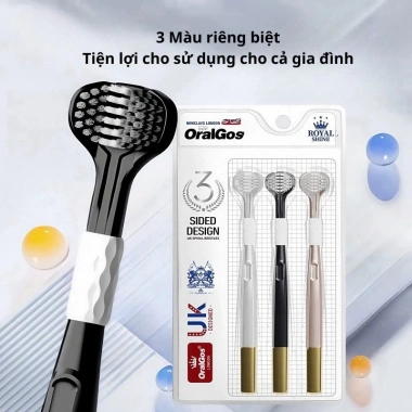 Bàn chải đánh răng 3 mặt Raoyi Oralgos Dubi - Bảo vệ nướu, giá chỉ 89.000₫