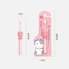 Bàn chải đánh răng bé lông mềm hình bò sữa dễ thương, phù hợp 2-5 tuổi, giá 25.000 đồng 3