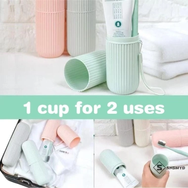 Bàn chải đánh răng di động ngoài trời, hộp du lịch cắm trại bảo vệ - giảm 20% 2
