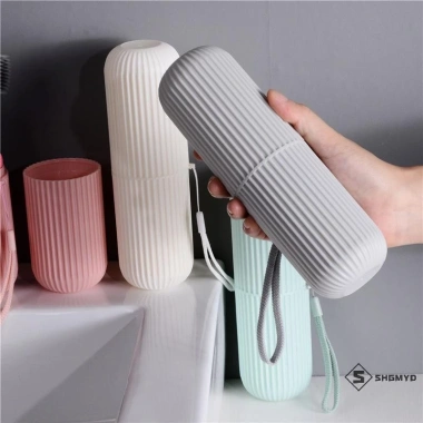 Bàn chải đánh răng di động ngoài trời, hộp du lịch cắm trại bảo vệ - giảm 20% 3