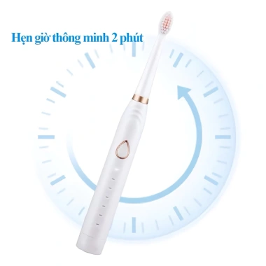 Bàn Chải Đánh Răng Điện IBRUSH Sóng Âm 3 Chế Độ – Đánh Răng, Rửa Mặt, Massage Giá 49.000₫