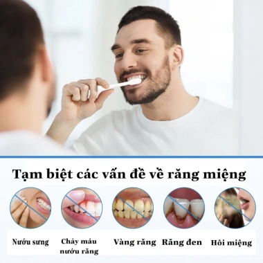Bàn Chải Đánh Răng Điện IBRUSH Sóng Âm 3 Chế Độ – Đánh Răng, Rửa Mặt, Massage Giá 49.000₫ 9 Bàn Chải Đánh Răng Điện IBRUSH Sóng Âm 3 Chế Độ – Đánh Răng, Rửa Mặt, Massage Giá 49.000₫ 9