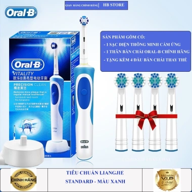 Bàn Chải Đánh Răng Điện Oral-B Vitality D12 D100 Chính Hãng Nhạy Cảm Giá 499.000