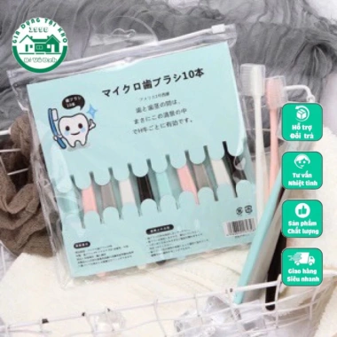 Bàn Chải Đánh Răng Dùng 1 Lần Set 10 Chiếc Tiện Lợi FREESHIP Giá 17.999₫ 4