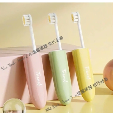 Bàn Chải Đánh Răng Gấp Gọn Du Lịch Hình Cà Rốt - Tiện Lợi, Chăm Sóc Răng Miệng 9