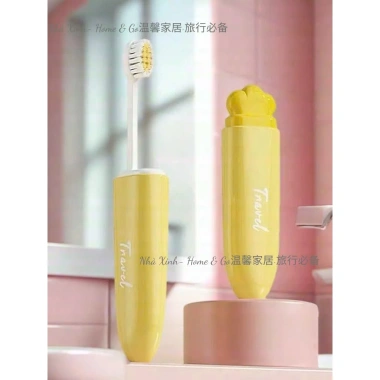Bàn Chải Đánh Răng Gấp Gọn Du Lịch Hình Cà Rốt - Tiện Lợi, Chăm Sóc Răng Miệng 10