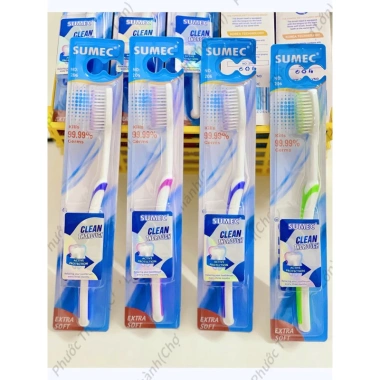 Bàn chải đánh răng SUMEC Top Value Lốc 30 cây Mẫu 206 - Giá chỉ 117.275₫