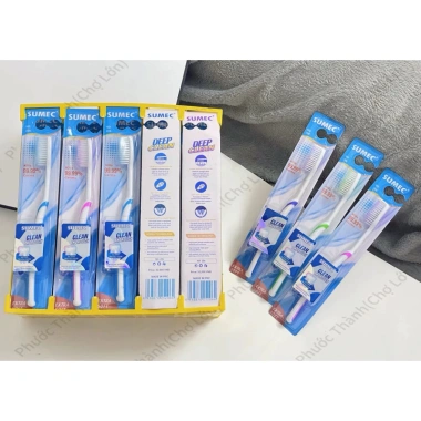 Bàn chải đánh răng SUMEC Top Value Lốc 30 cây Mẫu 206 - Giá chỉ 117.275₫