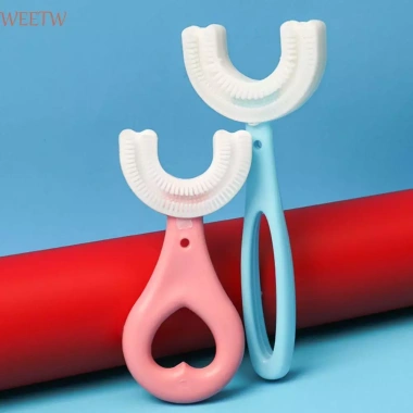 Bàn chải đánh răng U WEETW Silicone cho bé 2-12 tuổi – Tay cầm tiện lợi, giá ưu đãi 39.600đ