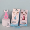 Bàn chải đánh răng U WEETW Silicone cho bé 2-12 tuổi – Tay cầm tiện lợi, giá ưu đãi 39.600đ 6