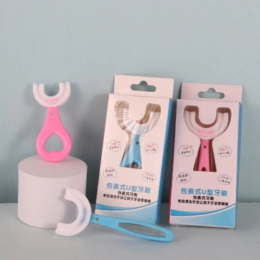 Bàn chải đánh răng U WEETW Silicone cho bé 2-12 tuổi – Tay cầm tiện lợi, giá ưu đãi 39.600đ 6
